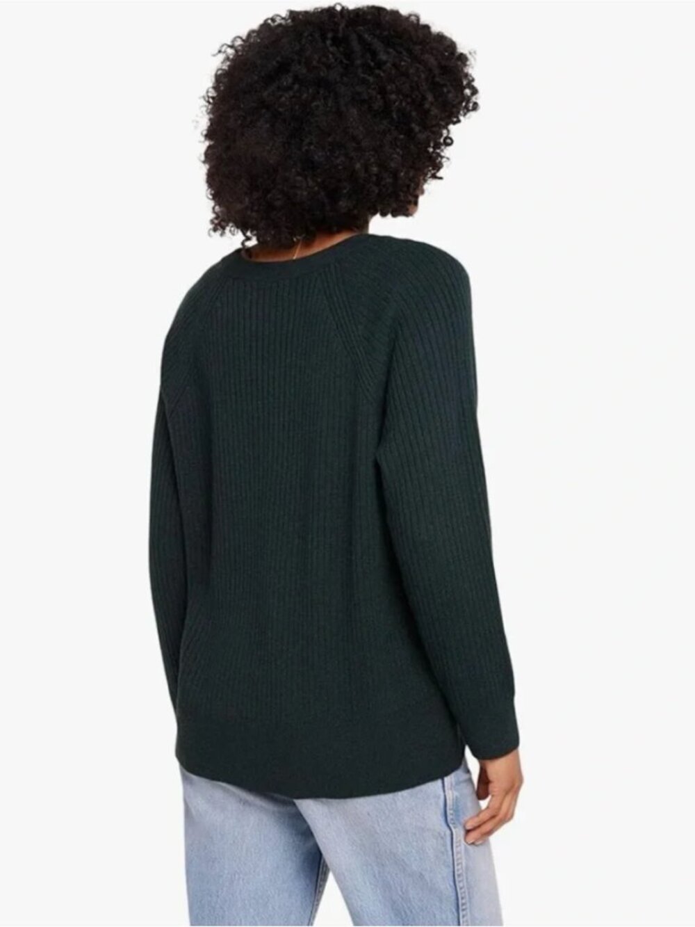 Spiritual Gangster Luxe Essential Doutzen Ballet Green Sweater Women’s Size S - Picture 7 of 7